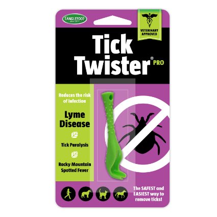 Tanglefoot - Tick Twister - Tick Remover Bown Shaped Remove DogsCats Ticks Safely