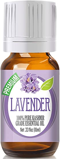 Lavender 100% Pure, Best Therapeutic (Kashmir) Grade Essential Oil for Aromatherapy - 10ml