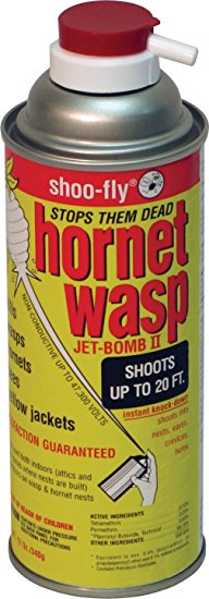 3M LYNWOOD LABORATORIES P 538159 Shoo-Fly Hornet & Wasp Jet Bomb II Insecticide, 12 oz