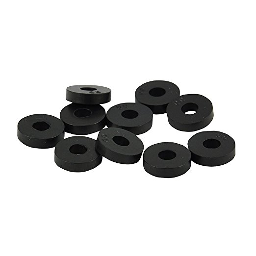 Danco 88569 Rubber Flat Washer, 1/2-Inch, 10-Pack
