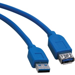 Tripp Lite U324-010 A-Male To A-Female USB 3.0 Extension Cable, 10'