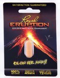 Royal Eruption All Natural Vegan Male Sexual Performance Enhancer Pill 1 Pack