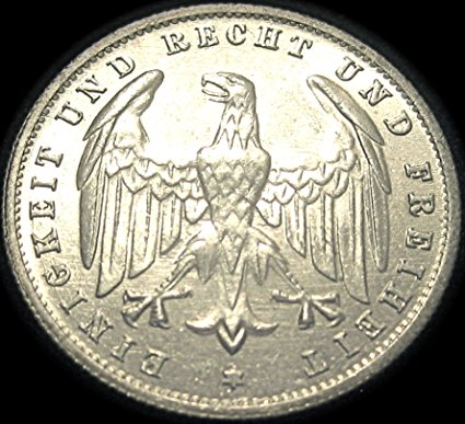 German 500 Mark Coin - 1923A - Extra Fine Condition!