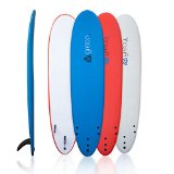 8 Performance Soft Top Foamboard Long Surfboard Foam Surfboard Longboard Funboard by Greco Surf