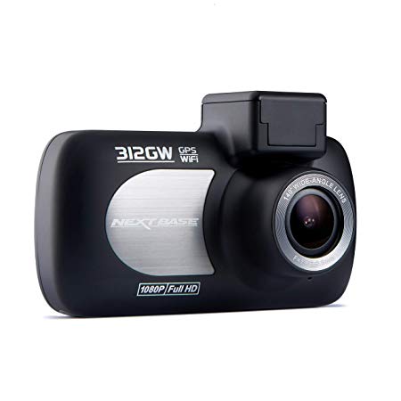 Nextbase 312GW Full 1080p HD in Car Dash Cam Camera DVR Digital Driving Video Recorder with Built-in Wi-Fi (37mm inc Lens) - Black