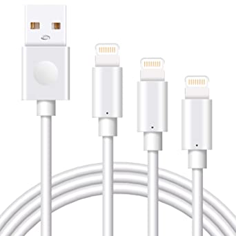 Marchpower iPhone Charger Cable, 3Pack 3/2/1m [MFi Certified] Lightning Cord USB A Fast Charging Compatible with iPhone 12 Pro MAX Mini/11 X XS XR 8 Plus 7 Plus 6S Plus 5S SE iPod iPad Pro Touch