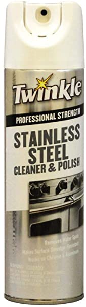 Twinkle Stainless Steel Cleaner & Polish, 17 oz. Aerosol