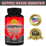 1 Pure Nitric Oxide Supplements Muscle Building And Energy With L-Arginine  MESOPUMP Is BEST In Nitric Oxide Boosters With A 100 Money Back Guarantee  Quality Endurance and Performance NO2  Amino  Extracts With Arginine  Made In USA  By Mesomorph Labs