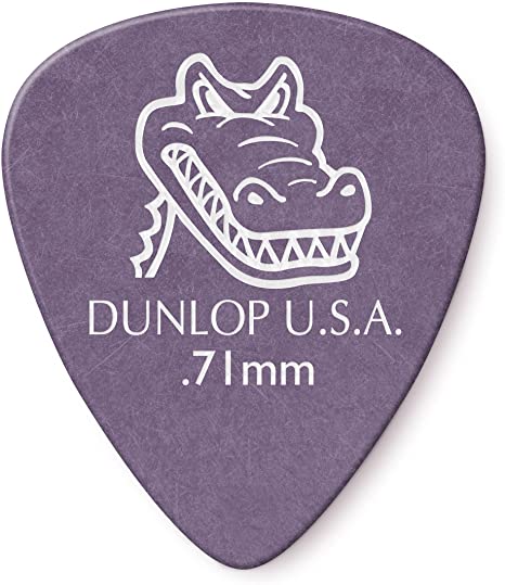 Jim Dunlop 417P71 .71mm Gator Grip Picks, 12-Pack