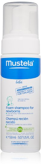 Mustela Foam Shampoo for Newborns 507 floz