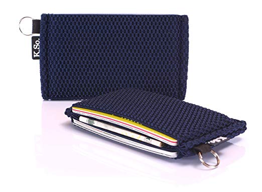Minimalist Small Front Pocket Wallet — Functional Men and Women Minimal Credit Card Holder