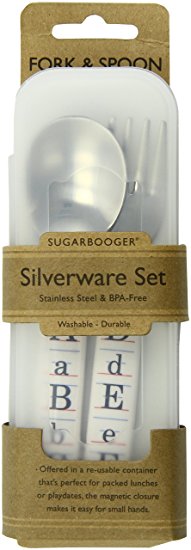 Sugarbooger Silverware Set, Vintage Alphabet