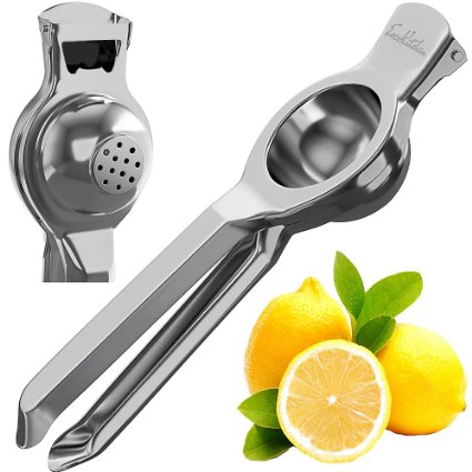 2in1 Lime Squeezer and Cap Opener from EverKitchen Our Citrus Juicer is Super-Strong Dishwasher Safe and Light Weight This Citrus Squeezer is made of Stainless Steel and has been polished to a Mirror Finish