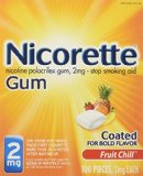 Nicorette Gum Fruit Chill 100ct 2mg