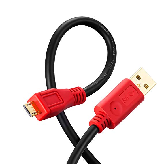 Micro USB Cable 40Feet, Uperatre 40Ft Micro USB Cable Charger Cable USB to Micro USB 2.0 Android Charging Cord for Samsung Galaxy S7 S6, Note, LG, Nexus, Nokia, PS4, Xbox One Controller and More (Red)