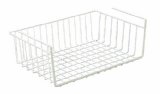 Metaltex USA Inc 20-Inch Under Shelf Basket White