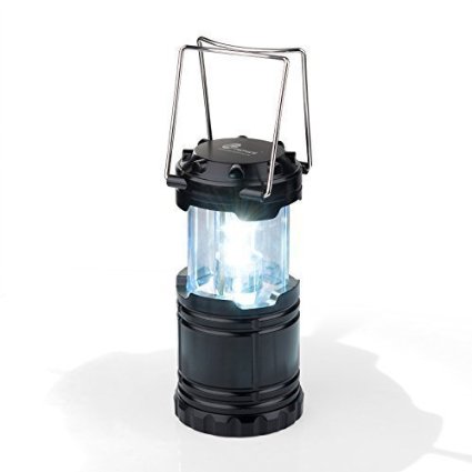 LED Lantern TaoTronics Camping Fishlight Outdoor Hiking Light 65 lumens Collapsible Water Resistant 8 oz 5 inches