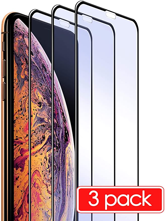 New Super Light Clear HD Screen Protector Film [Ultra-Slim][Anti-Knock][Touch Accurate]-Compatible with iPhone 11 Pro, X & XS 5.8 inch - Bumper Case cover Friendly (3 Pack HD, For iPhone 11 Pro, X & XS)