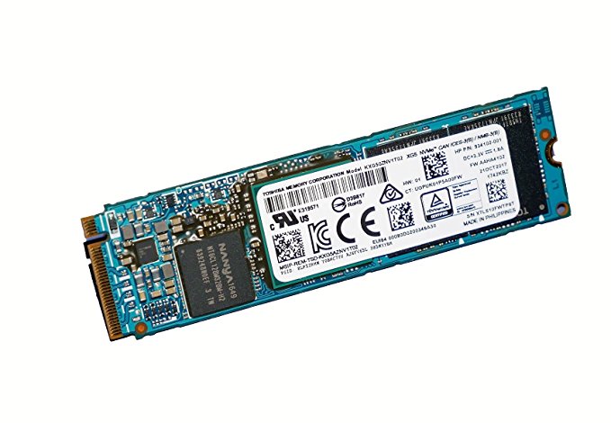 Toshiba XG5 KXG50ZNV1T02 1TB Single sided NVMe SSD PCIe 3.1a Gen 3 x 4 Lane Super fast with Sequential Read: up to 3,000MB/s Sequential Write: up to 2,100MB/s