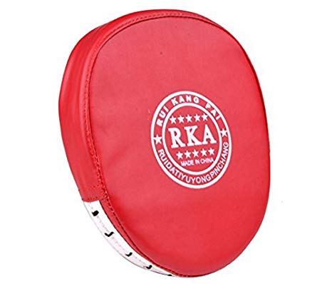 Boxing Mitt Training Target Focus Punch Pad Glove MMA Karate Muay Kick Kit (red)