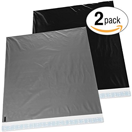 22x28 Jumbo Self-Seal Poly Mailer Bags 2.5 Mil (2 Pack Sample)