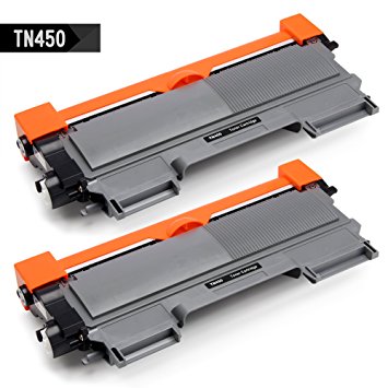 IKONG 2-BLACK Replacement for Brother TN450 TN420 High Yield Toner Cartridge works with Brother HL-2270DW HL-2280DW MFC-7860DW DCP-7065DN MFC-7360N HL-2230 HL-2240D HL-2240 DCP-7060D HL-2220 Printer
