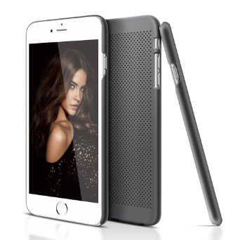 iPhone 6 Case LoHi iPhone 6 Cover Slim Anti-scratch Mesh Flexible Back Case for iPhone 66s 47Gray