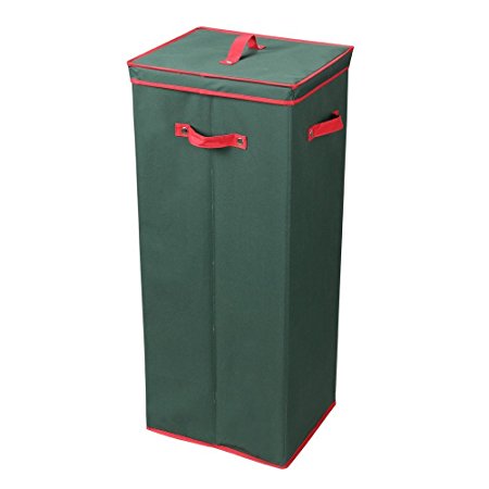 Primode Wrapping Paper Storage Box with Lid | 32” Lidded Gift Wrap Storage Box (Green)