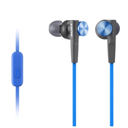 Sony® MDR-XB50AP Blue Extra Bass Stereo Headphones 2 pc Box