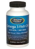 the Vitamin Shoppe - Omega 3 Fish Oil 600 Epa  240 Dha 1200 mg 60 softgels
