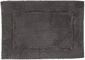 HygroSoft Fast Drying and Absorbent Bath Rug, 17 by 24-Inch, Pewter