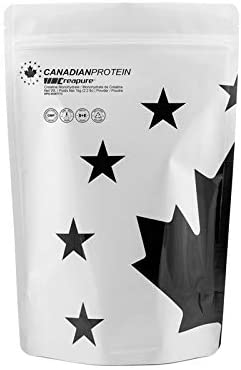 Canadian Protein Creapure Creatine Monohydrate Powder, Keto Friendly 99.99% Pure Muscle Building Supplement, Improves Bodybuilding Performance