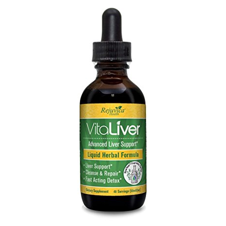 VitaLiver - Advanced Liver Cleanse & Detox Supplement | All-Natural Liquid for 2X Absorption | Milk Thistle, Chanca Piedra, Artichoke & More!