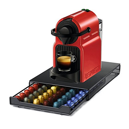 HiveNets Nespresso Capsule Coffee Machine Metal Storage Drawer for 60 Pcs