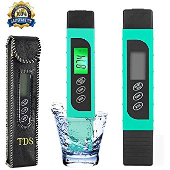 [4-Mode]Best Water Tester, Digital TDS Meter,Ultra-Fast High Accuracy Portable Water TDS Quality Tester - Perfect for Drinking Water, Hydroponics, Aquariums, Swimming Pools - (0-9990 ppm)