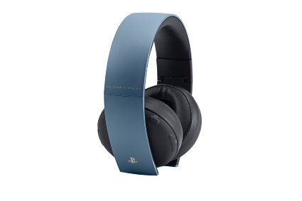 Limited Edition Uncharted 4 Gray Blue Gold Wireless Headset - PlayStation 4