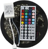 ADX LED-STRIP-NA Strip 164FT SMD Water-Resistant 300LEDs RGB Flexible LED Strip Light Lamp Kit Plus 44 Key IR Remote Controller