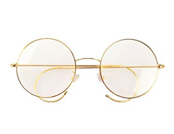 Agstum Retro Round Optical Rare Wire Rim Eyeglass Frame 53mm (X-Large size)