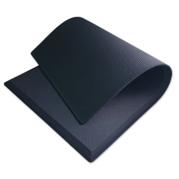 Anti-Fatigue Floor Mat - Premium Commercial Grade Indoor  Outdoor by AirMat Best for Kitchen Stand up Desk Office Non-Slip Comfort Relief from Standing Large Thick 20 x 36 inch Black
