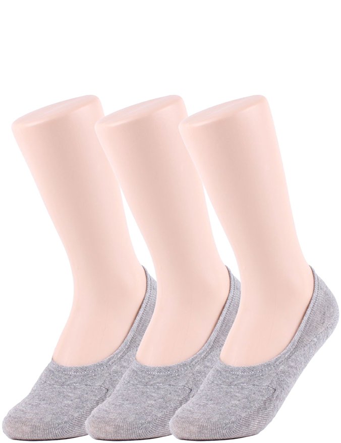 10STAR11 Women's 3,5,8 Pack High Quality Durable Non Slip Heel No Show Liner Socks