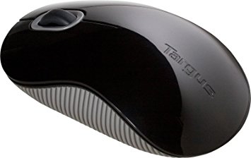 Targus Cord-Storing Optical Mouse AMU76US (Black with Gray)