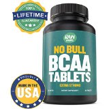 Raw Barrels - Pure BCAA Tablets - EXTRA STRONG 1000mg Per Pill - SEE RESULTS OR YOUR MONEY BACK - 120 Capsules Contains 211 Branched Chain Amino Acid Ratio - with FREE digital guide