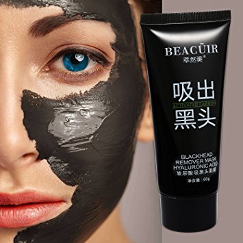 Blackhead Mask Peel off Mask Black Mud Face Mask Deep Cleansing Facial Mask Purifying Charcoal Mask for Skin Oil Control Strawberry Nose