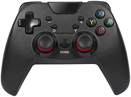 Cosaux FM17 Wireless Controller for Nintendo Switch, Wireless Pro Gamepad Game Controller with Dual Vibration Motor 6-axis Sensing Turbo Dual Shock (Third-Party Product)