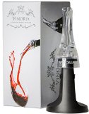Vinoria Luxury Red Wine Aerator and Pourer with Stand - Non-drip Spout - Premium Packaging - Fits Any Bottle - Ideal Gift