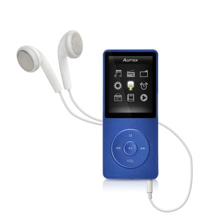 AGPtek MP3 8GB & 70 Hours Playback Lossless Sound Music Player (Supports up to 64GB)