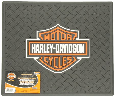 PlastiColor 1002 Large Harley-Davidson Logo Molded 14 x 1625 Utility Mat
