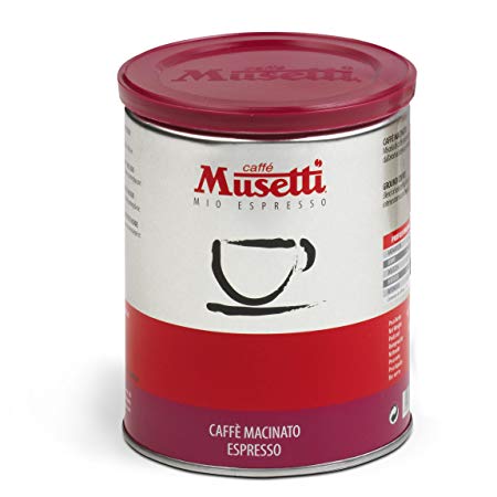 Musetti Coffee - Espresso Rosa - Caffé Macinato - Ground for Espresso (250 g (tin))