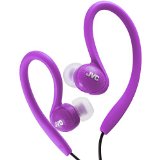JVC HAEBX85V Inner Ear Sports Clip Headphone Violet