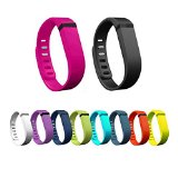 Henoda 10Pcs Replacement Bands with Clasps for Fitbit Flex Only No Tracker Small
